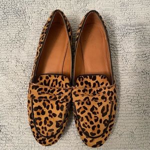 J. Crew Animal Print Loafers